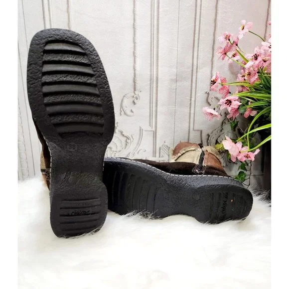 Rieker Brown and Tan Winter Boots - Picture 4 of 4